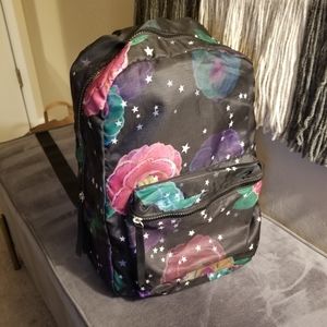 Cynthia Rawley Nylon Backpack Flowers/Stars - very light!